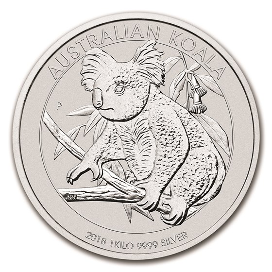 2018 Australia 1 kilo Silver Koala BU 2018 Australia 1 kilo Silver Koala BU